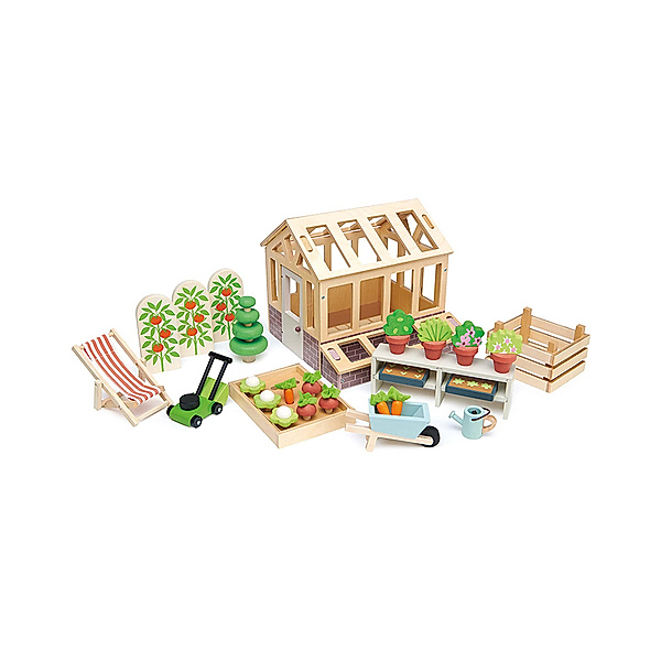 Tender Leaf Toys Spielwelt GEWÄCHSHAUS aus Holz