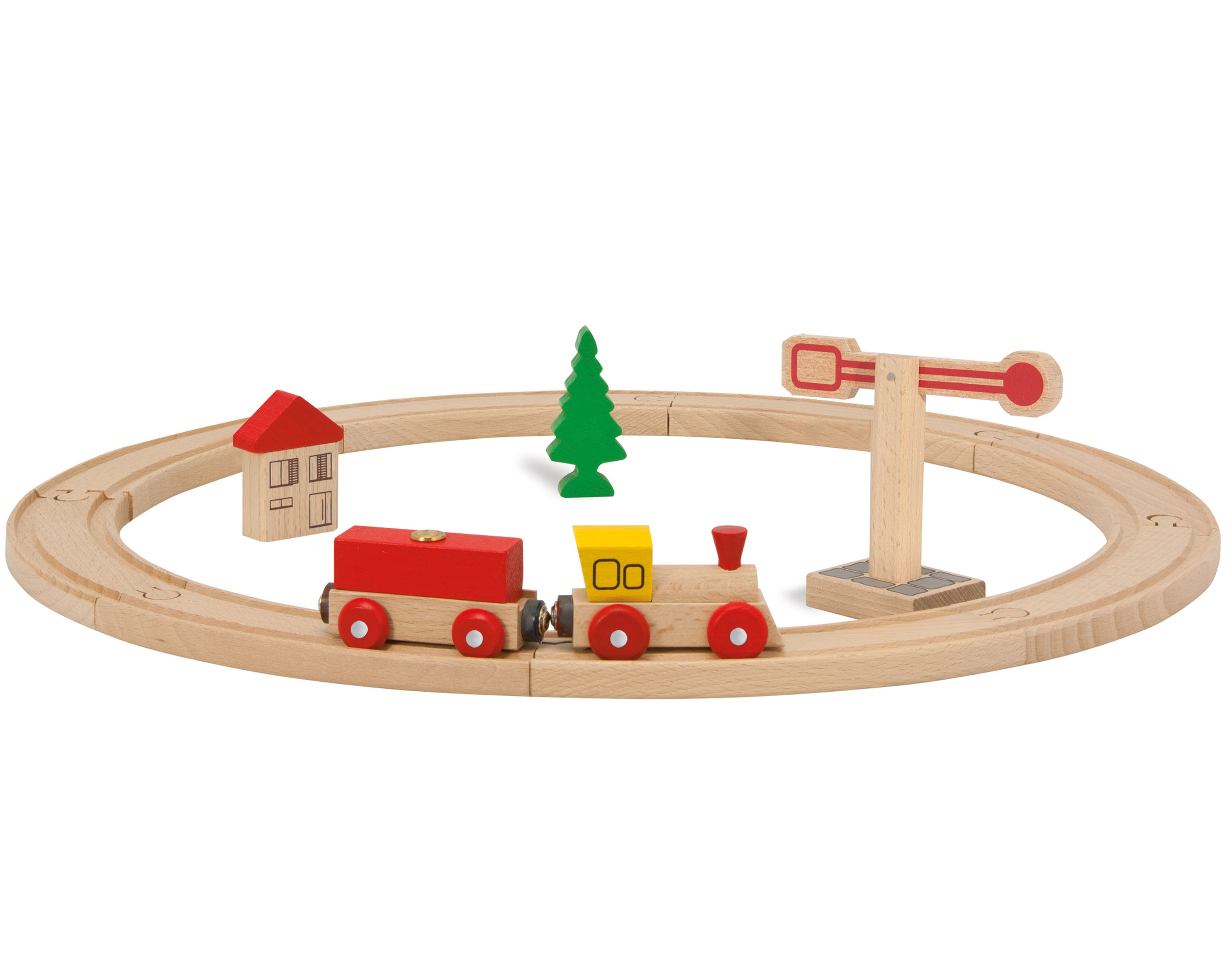 Spielzeug-Eisenbahn KREIS 20-teilig aus Holz | Weltbild.ch