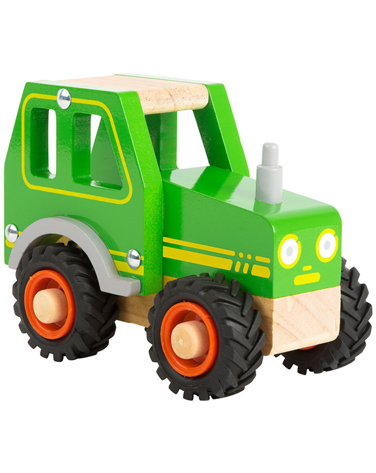 Spielzeugauto TRAKTOR aus Holz kaufen | tausendkind.de