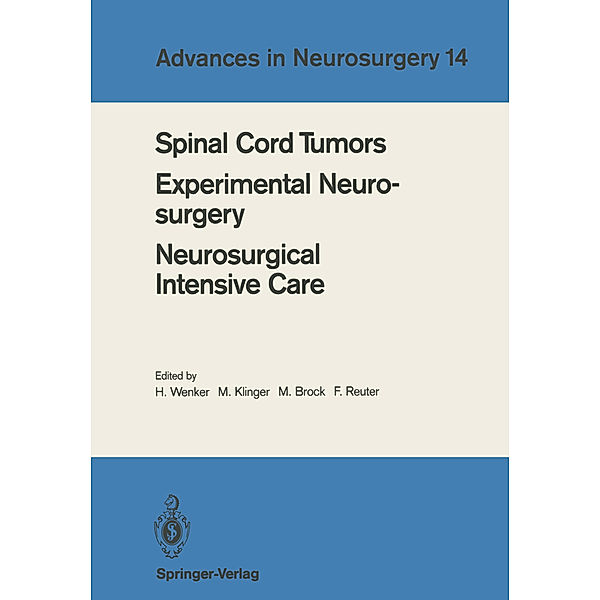 Spinal Cord Tumors Experimental Neurosurgery Neurosurgical Intensive Care
