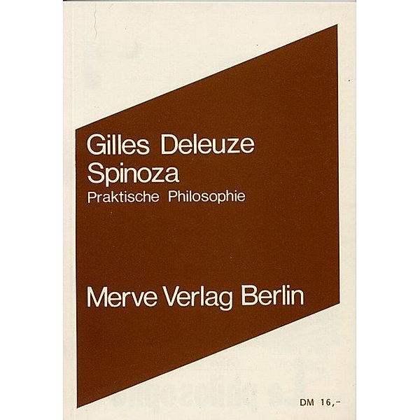 Spinoza, Gilles Deleuze