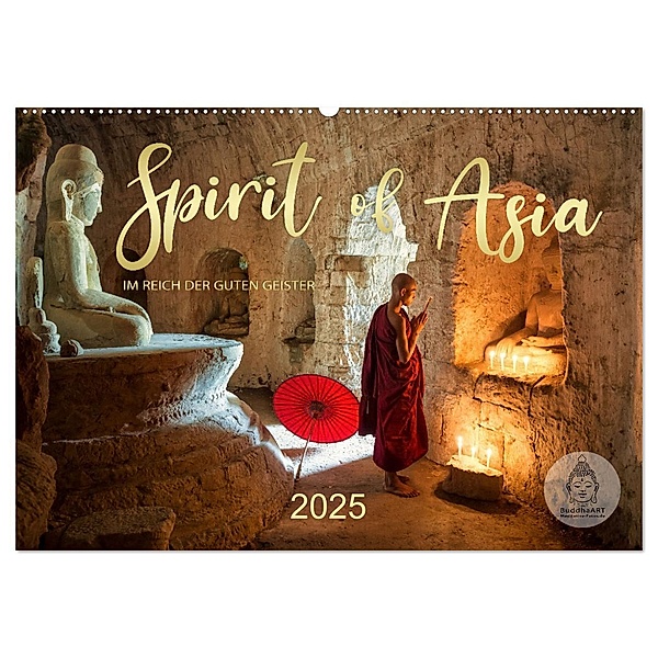 Spirit of Asia - Im Reich der guten Geister (Wandkalender 2025 DIN A2 quer), CALVENDO Monatskalender, Calvendo, Mario Weigt