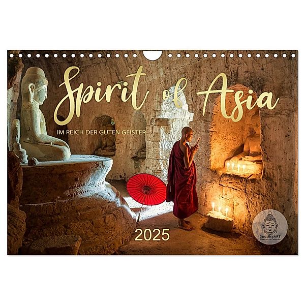 Spirit of Asia - Im Reich der guten Geister (Wandkalender 2025 DIN A4 quer), CALVENDO Monatskalender, Calvendo, Mario Weigt