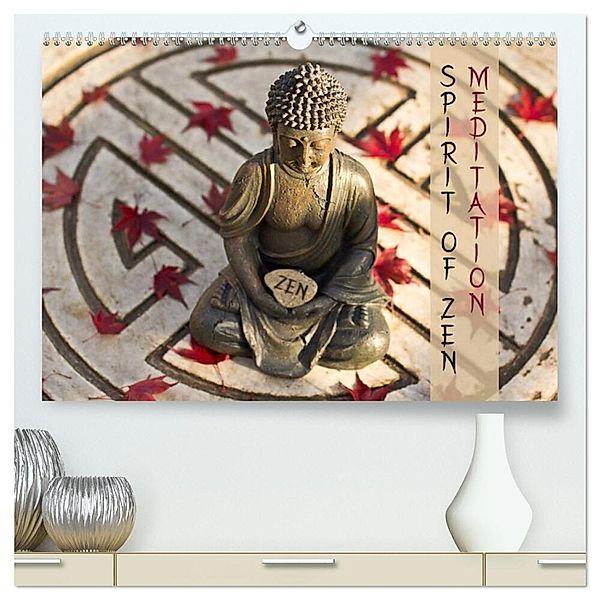 SPIRIT OF ZEN Meditation (hochwertiger Premium Wandkalender 2024 DIN A2 quer), Kunstdruck in Hochglanz, Markus Wuchenauer - Pixelrohkost