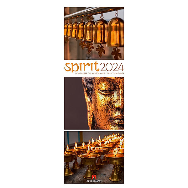 Spirit Triplet-Kalender 2024, Ackermann Kunstverlag