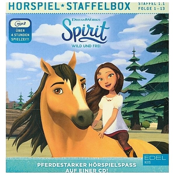 Spirit, wild und frei - Staffelbox.Box.1.1,1 MP3-CD, Spirit