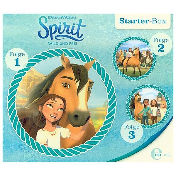 Spirit, wild und frei - Starter-Box.Box.1,3 Audio-CD, Spirit