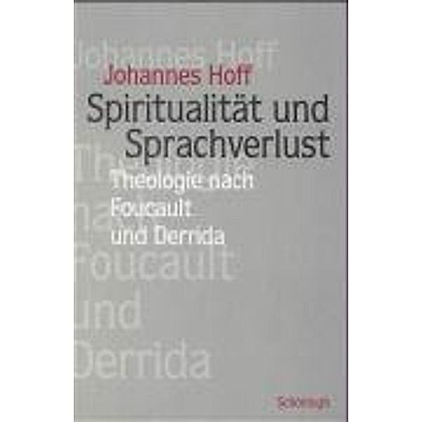 Spiritualität und Sprachverlust, Johannes Hoff