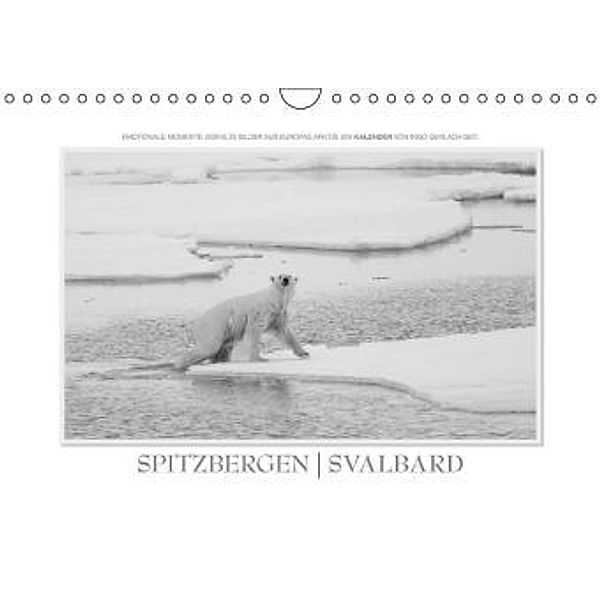 Spitzbergen Svalbard (Wandkalender 2015 DIN A4 quer), Ingo Gerlach