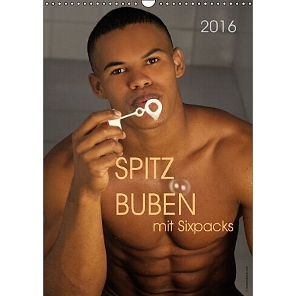 Spitzbuben mit Sixpacks 2016 (Wandkalender 2016 DIN A3 hoch), Malestockphoto