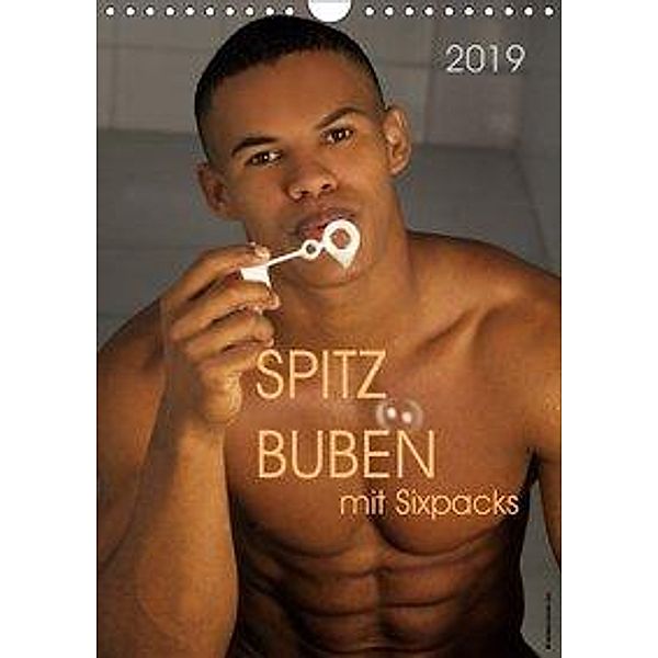Spitzbuben mit Sixpacks 2019 (Wandkalender 2019 DIN A4 hoch), malestockphoto