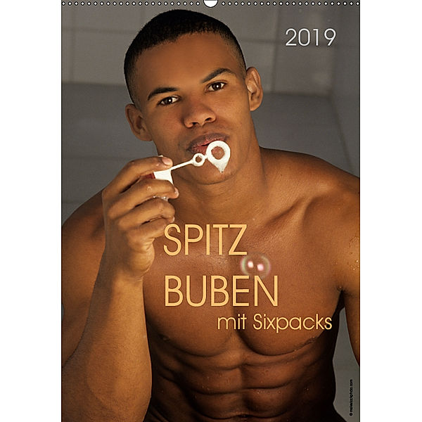 Spitzbuben mit Sixpacks 2019 (Wandkalender 2019 DIN A2 hoch), malestockphoto