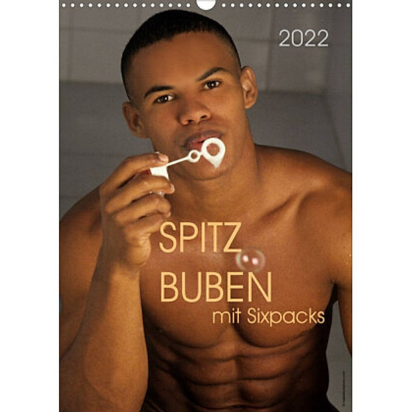 Spitzbuben mit Sixpacks 2022 (Wandkalender 2022 DIN A3 hoch), Malestockphoto