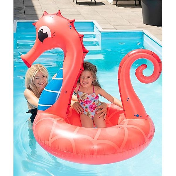 Splash & Fun Schwimmring Seepferd 110x100x125 cm