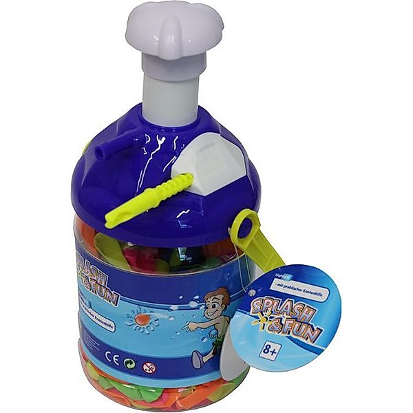 Splash & Fun Wasserbombenpumpe, inklusive 150 Wasserbomben