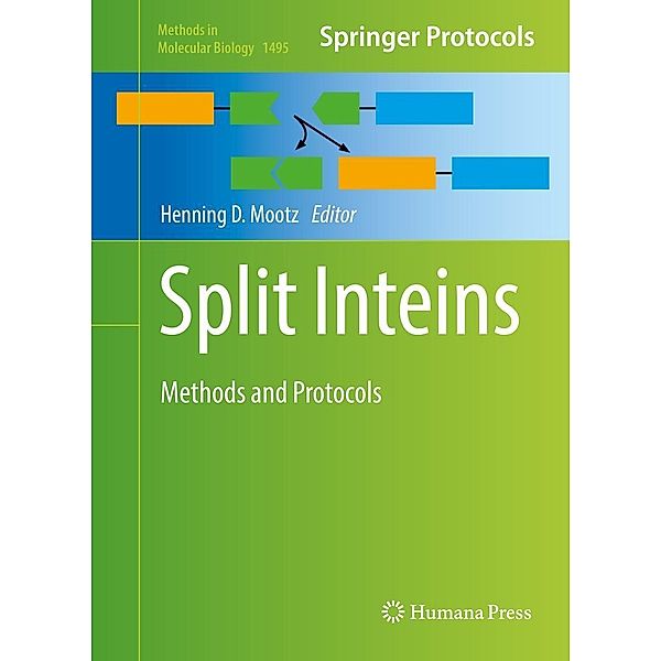 Split Inteins / Methods in Molecular Biology Bd.1495