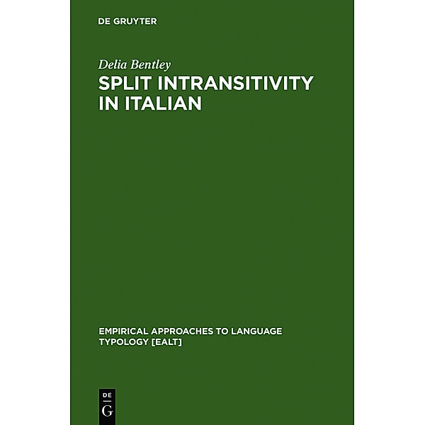 Split Intransitivity in Italian, Delia Bentley