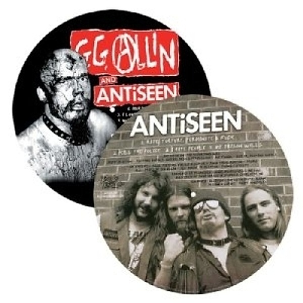 Split Picture Vinyl, Antiseen, Gg Allin