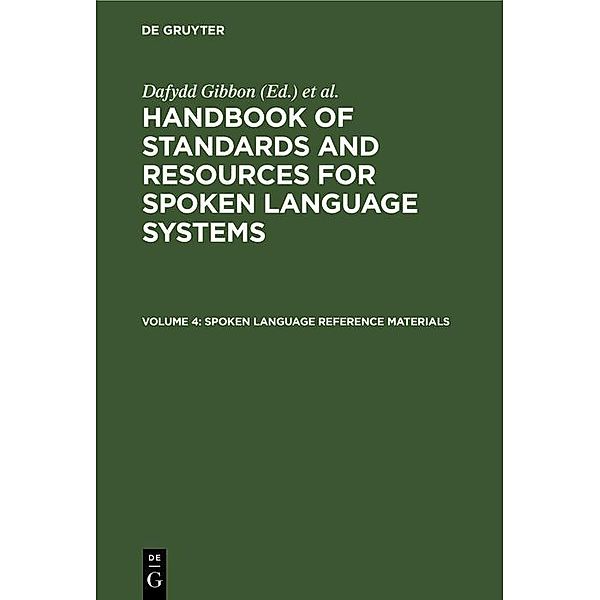 Spoken Language Reference Materials