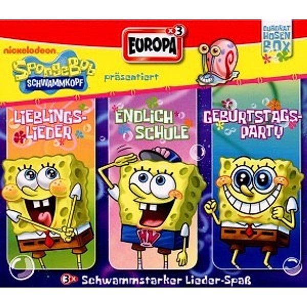 Sponge Bob Schwammkopf - Quadrathosenbox, Fun Kids