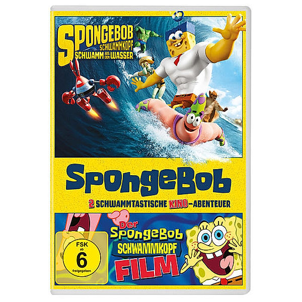 SpongeBob Schwammkopf - Der Film & SpongeBob Schwammkopf - Schwamm aus dem Wasser - 2 Disc DVD, Derek Drymon, Tim Hill, Kent Osborne, Aaron Springer, Paul Tibbett Glenn Berger, Jonathan Aibel, Stephen Hillenburg, Paul Tibbitt