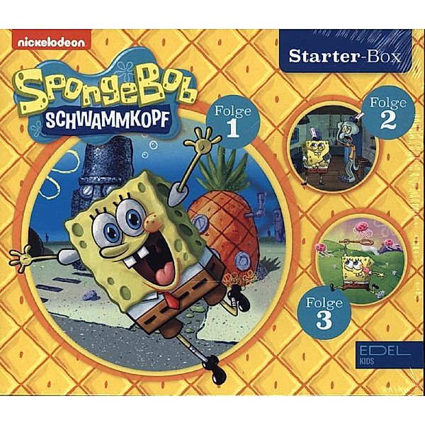 SpongeBob Schwammkopf-Starter-Box.Box.1,3 Audio-CD, SpongeBob Schwammkopf