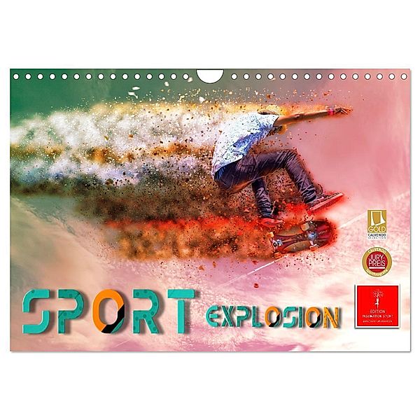 Sport Explosion (Wandkalender 2024 DIN A4 quer), CALVENDO Monatskalender, Peter Roder
