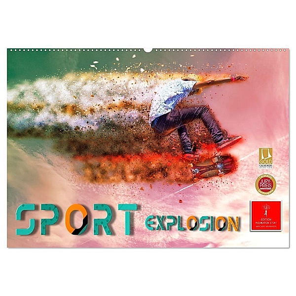 Sport Explosion (Wandkalender 2025 DIN A2 quer), CALVENDO Monatskalender, Calvendo, Peter Roder