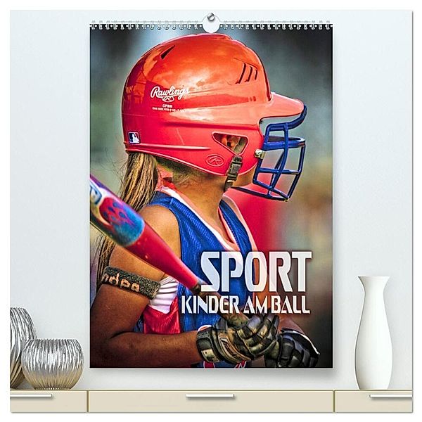 Sport - Kinder am Ball (hochwertiger Premium Wandkalender 2024 DIN A2 hoch), Kunstdruck in Hochglanz, Renate Bleicher