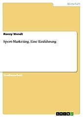 Sport-Marketing - eBook - Ronny Wendt,