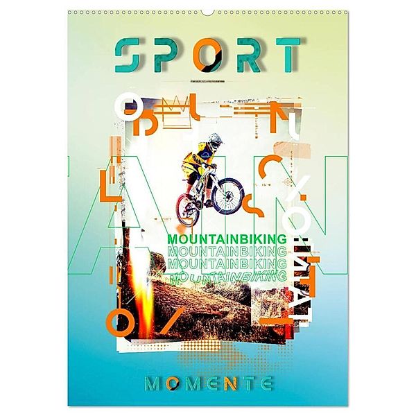 Sport Momente (Wandkalender 2024 DIN A2 hoch), CALVENDO Monatskalender, Peter Roder