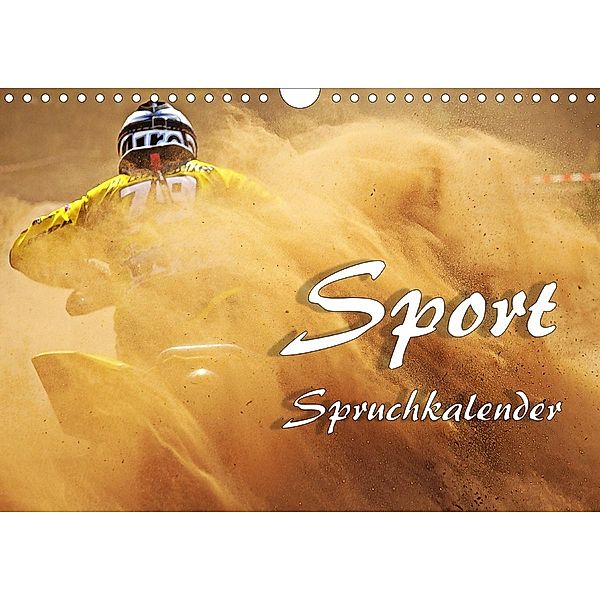Sport Spruchkalender (Wandkalender 2021 DIN A4 quer), Liselotte Brunner-Klaus