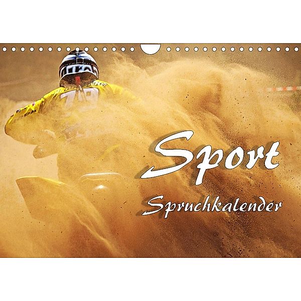 Sport Spruchkalender (Wandkalender 2023 DIN A4 quer), Liselotte Brunner-Klaus