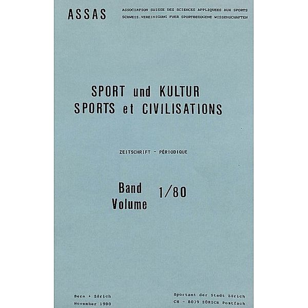 Sport und Kultur / Sports et civilisations