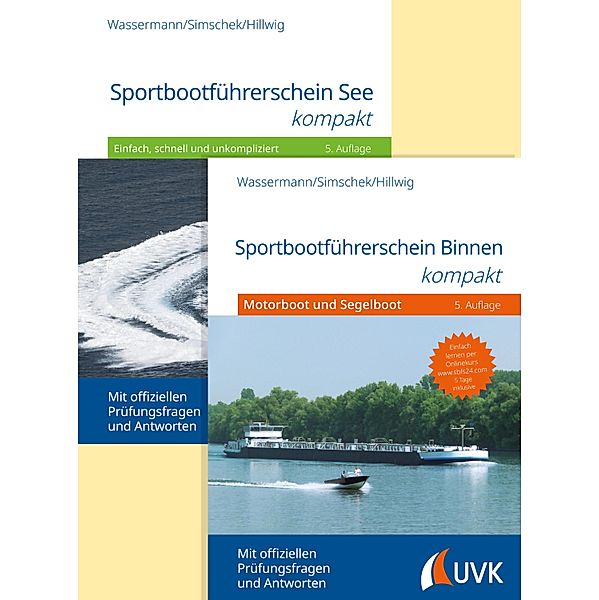 Sportbootführerscheine Binnen und See, Matthias Wassermann, Roman Simschek, Daniel Hillwig