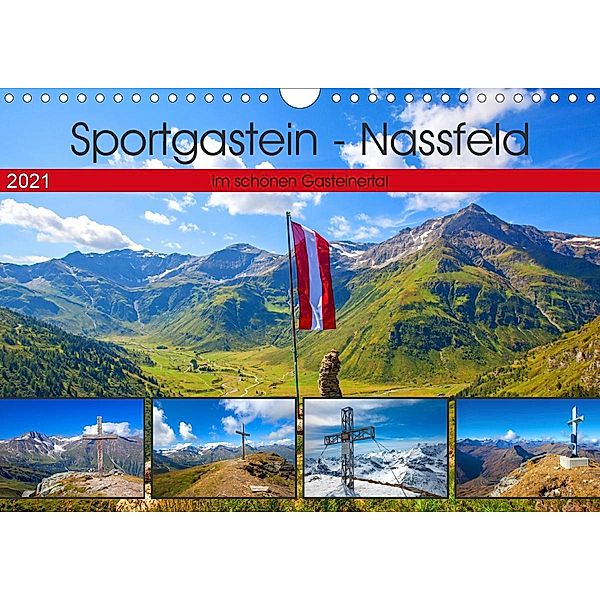 Sportgastein - Nassfeld (Wandkalender 2021 DIN A4 quer), Christa Kramer
