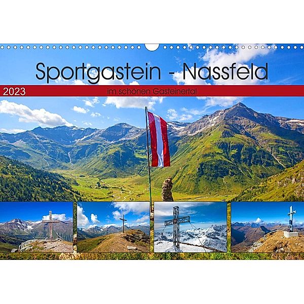 Sportgastein - Nassfeld (Wandkalender 2023 DIN A3 quer), Christa Kramer