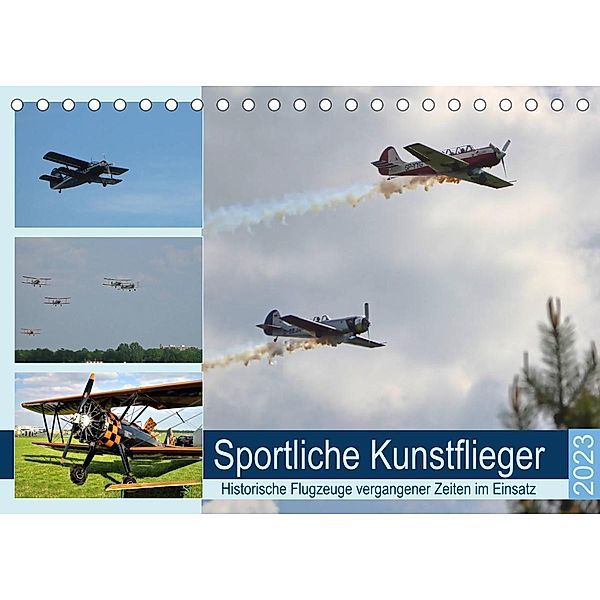 Sportliche Kunstflieger (Tischkalender 2023 DIN A5 quer), Günther Klünder
