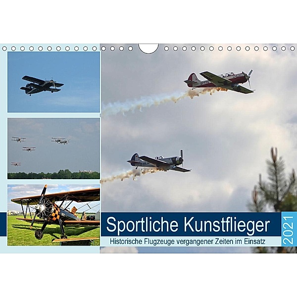 Sportliche Kunstflieger (Wandkalender 2021 DIN A4 quer), Günther Klünder