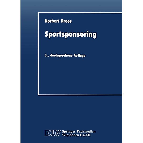 Sportsponsoring / DUV Wirtschaftswissenschaft, Norbert Drees