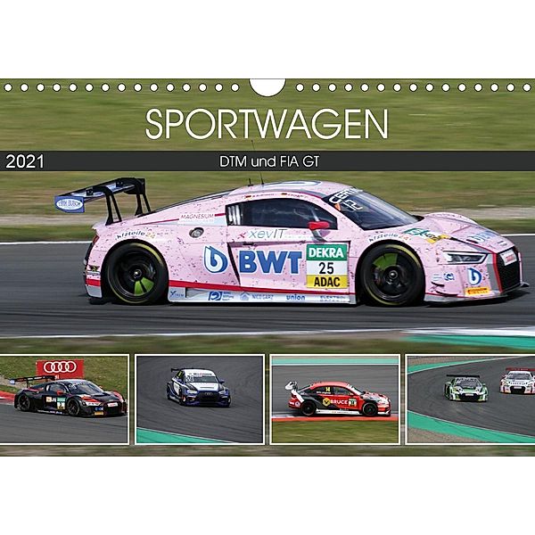SPORTWAGEN DTM und FIA GT (Wandkalender 2021 DIN A4 quer), Schnellewelten