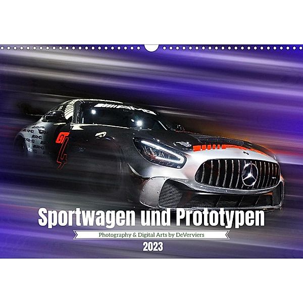 Sportwagen und Prototypen (Wandkalender 2023 DIN A3 quer), DeVerviers