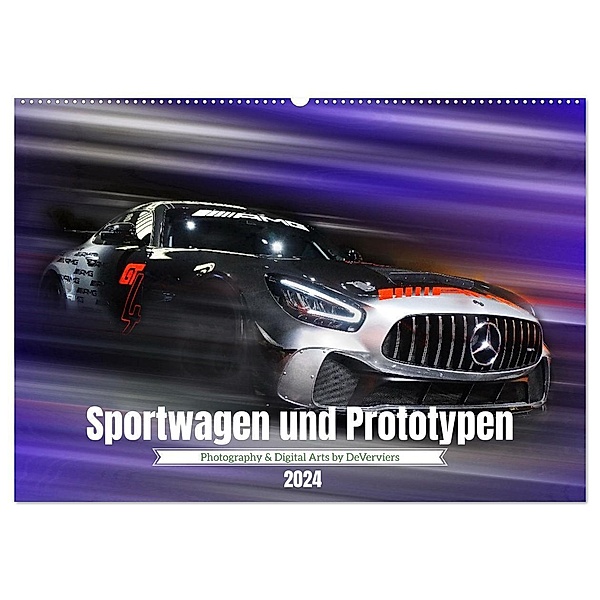 Sportwagen und Prototypen (Wandkalender 2024 DIN A2 quer), CALVENDO Monatskalender, DeVerviers