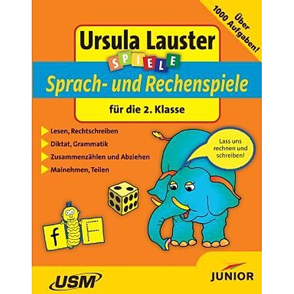 Sprach- und Rechenspiele, Klasse 2, CR, Ursula Lauster