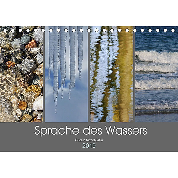 Sprache des Wassers (Tischkalender 2019 DIN A5 quer), Gudrun Nitzold-Briele