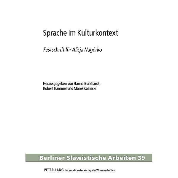 Sprache im Kulturkontext