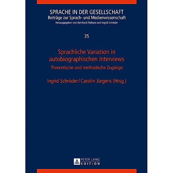 Sprachliche Variation in autobiographischen Interviews