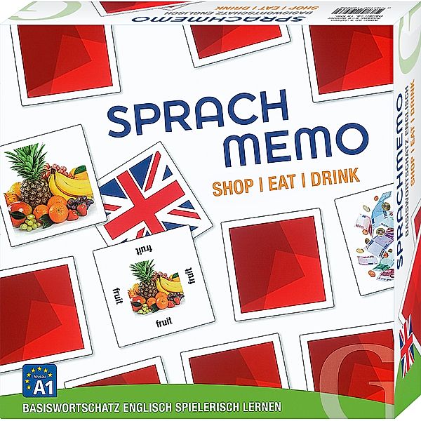 Hueber Sprachmemo Englisch: Shop / Eat / Drink