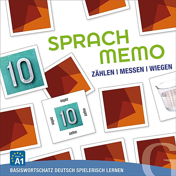 Hueber, Grubbe Media Sprachmemo - Sprachmemo Deutsch: Zählen / Messen / Wiegen (Spiel)