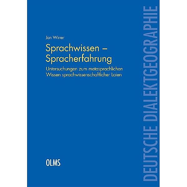 Sprachwissen - Spracherfahrung, Jan Wirrer